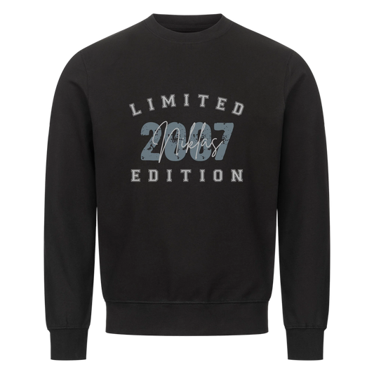 Limited Edition mit Jahr und Name - Pullover