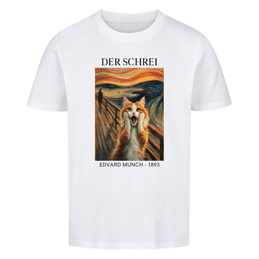 Der Schrei Organic Shirt Kids Personalisiert