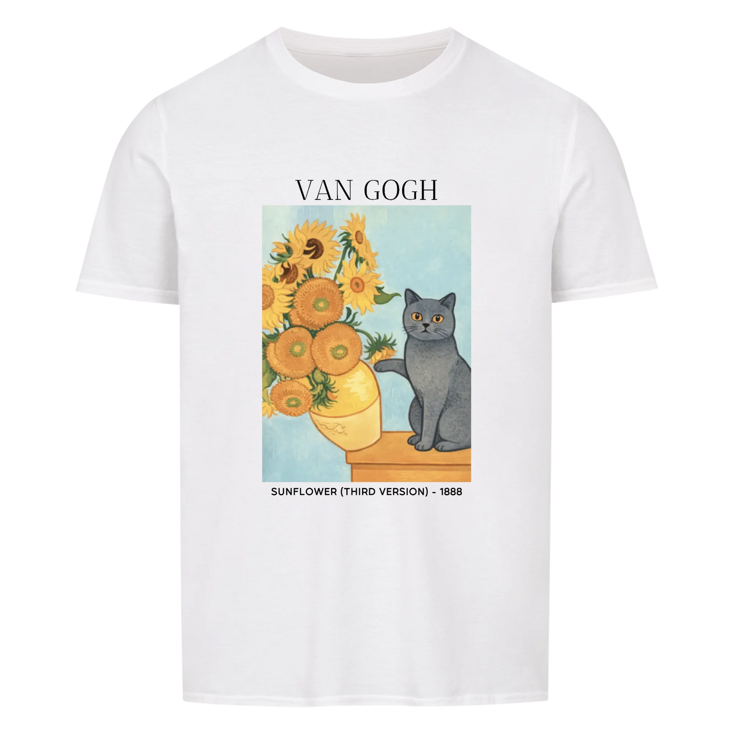 Van Gogh Sunflowers Personalized T-Shirt