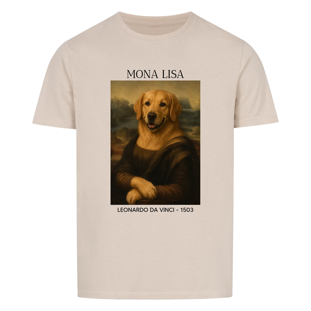 Mona Lisa Dog Personalized T-Shirt