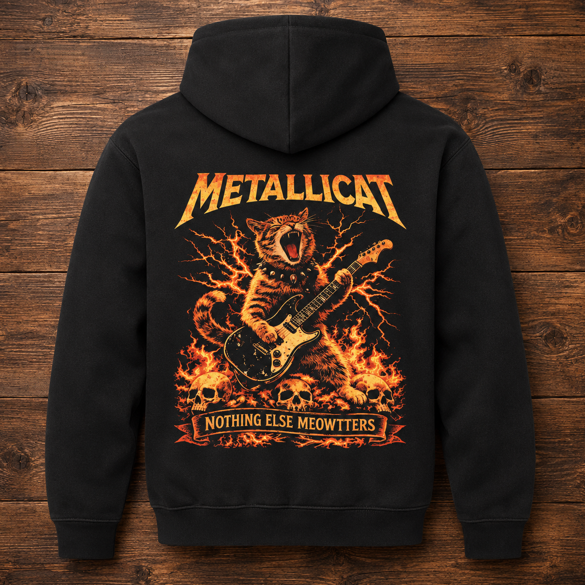 Metallicat Nothing Else Meowtters Hoodie