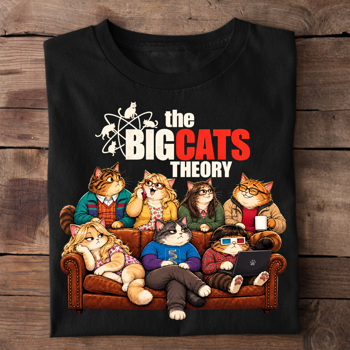Big Cats Theory Basic Shirt Unisex