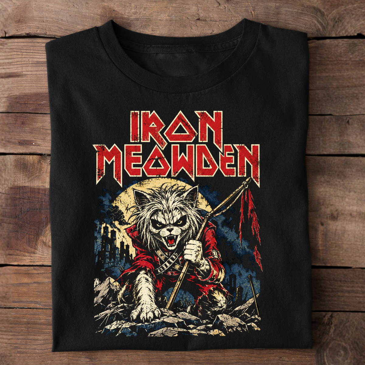 Iron Meowden Cat Shirt Unisex