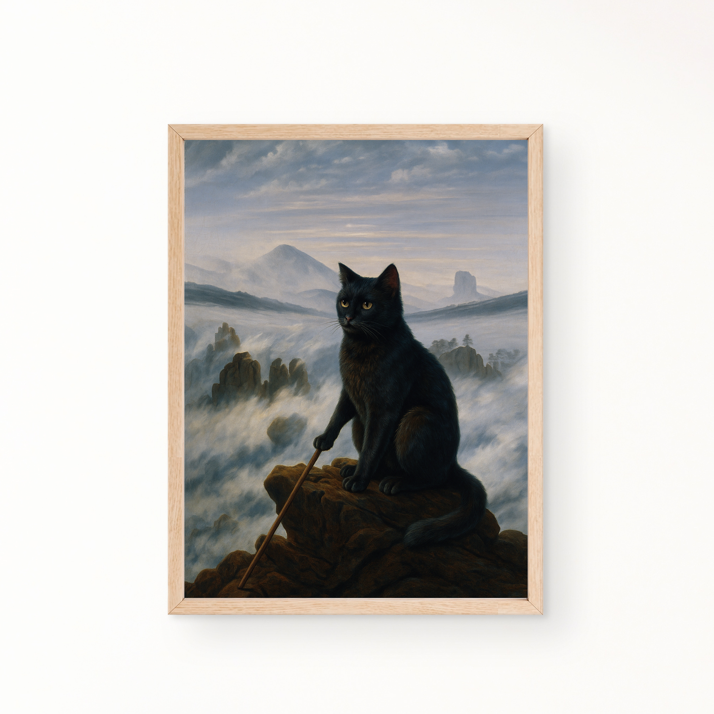 Der Wanderer Poster 3:4 - Ungerahmt