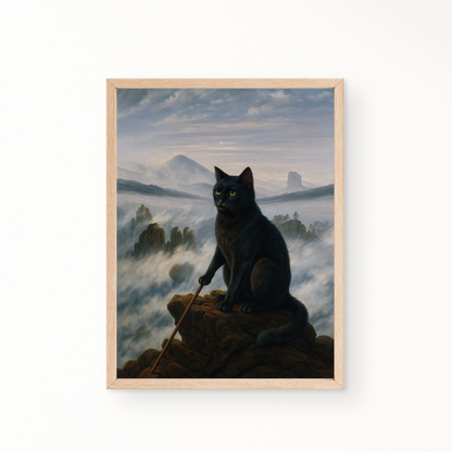 Der Wanderer Poster 3:4 - Ungerahmt