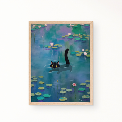 Claude Monet Water Lilies Poster 3:4 - Ungerahmt