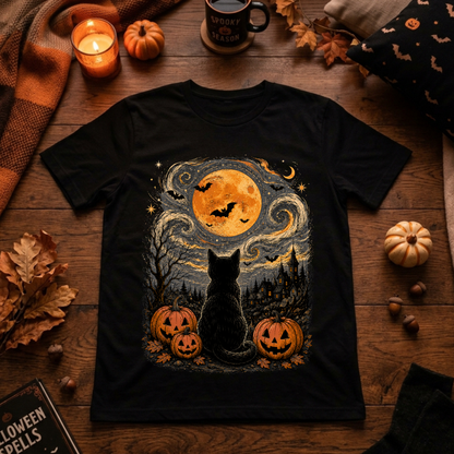 Starry Halloween Night Basic Shirt Unisex