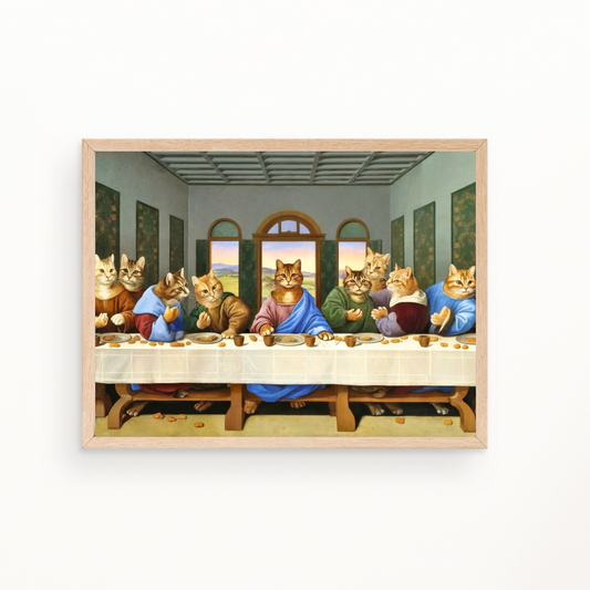 Das Letzte Abendmahl Poster 3:4 - Ungerahmt