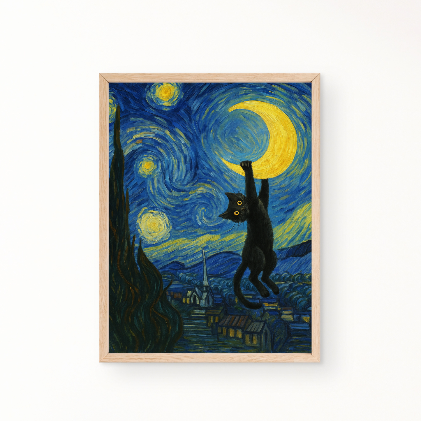 Van Gogh Sternennacht Poster 3:4 - Ungerahmt