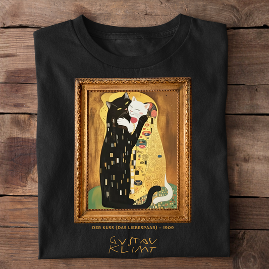 Gustav Klimt Der Kuss Premium T-Shirt