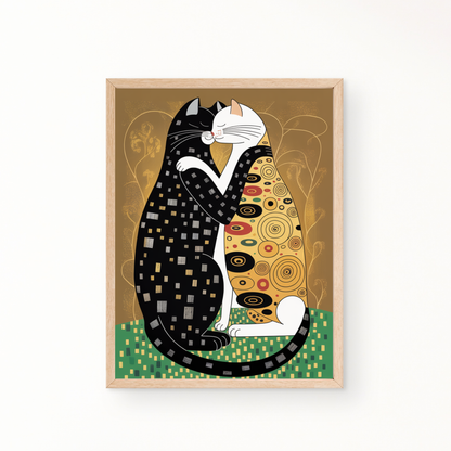 Der Kuss Gustav Klimt Poster 3:4 - Ungerahmt