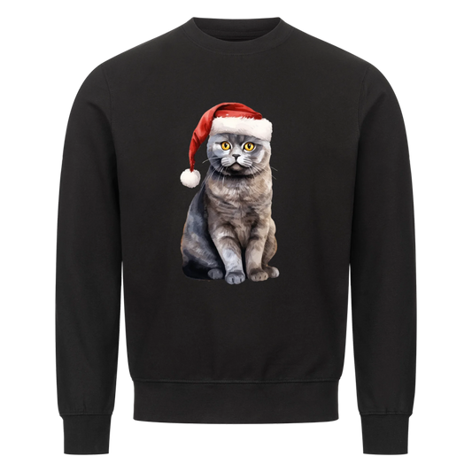 Personalisierter Weihnachtskatze-Pullover