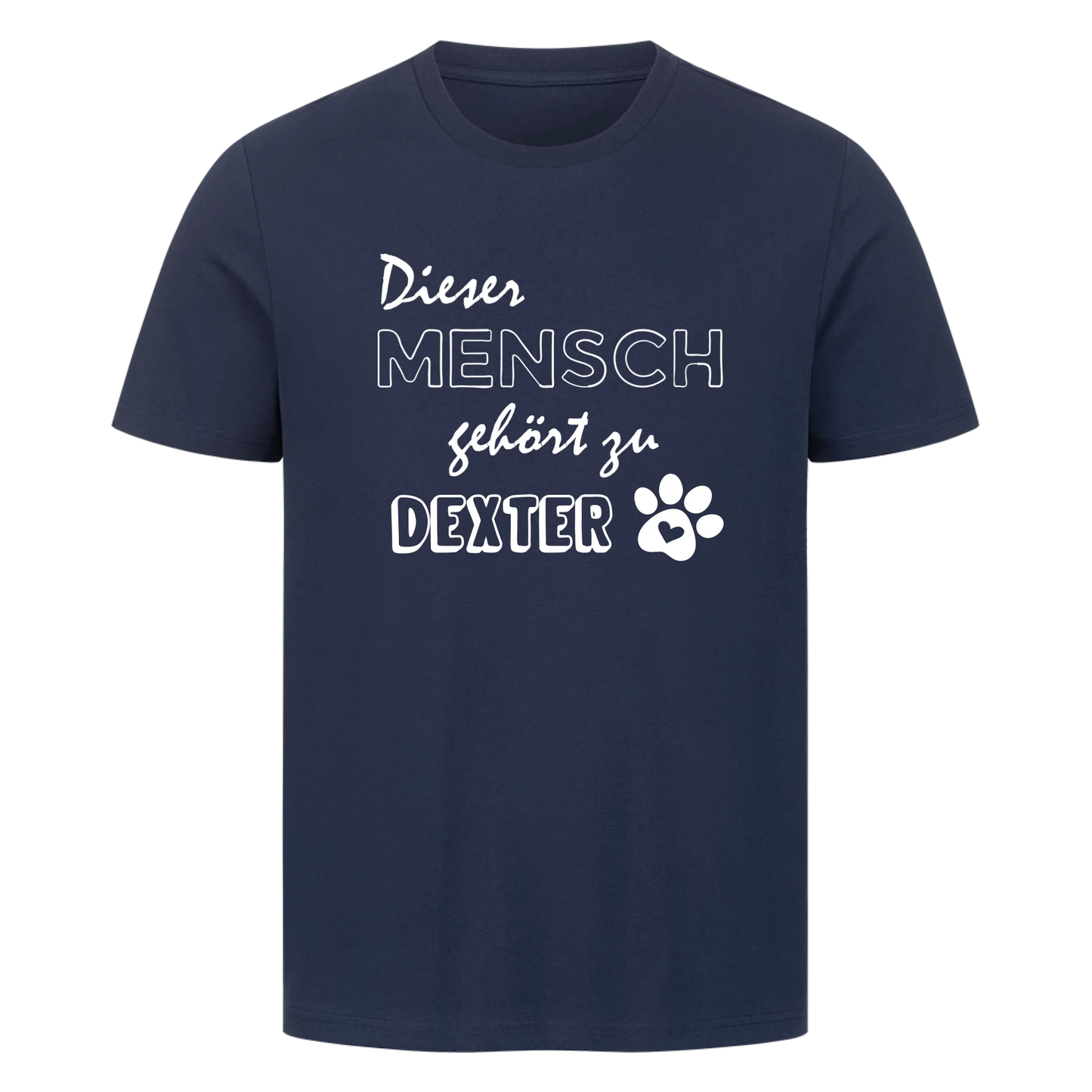 Dieser Mensch gehört zu seinem Haustier-Personalisiert mit Name- Premium T-Shirt