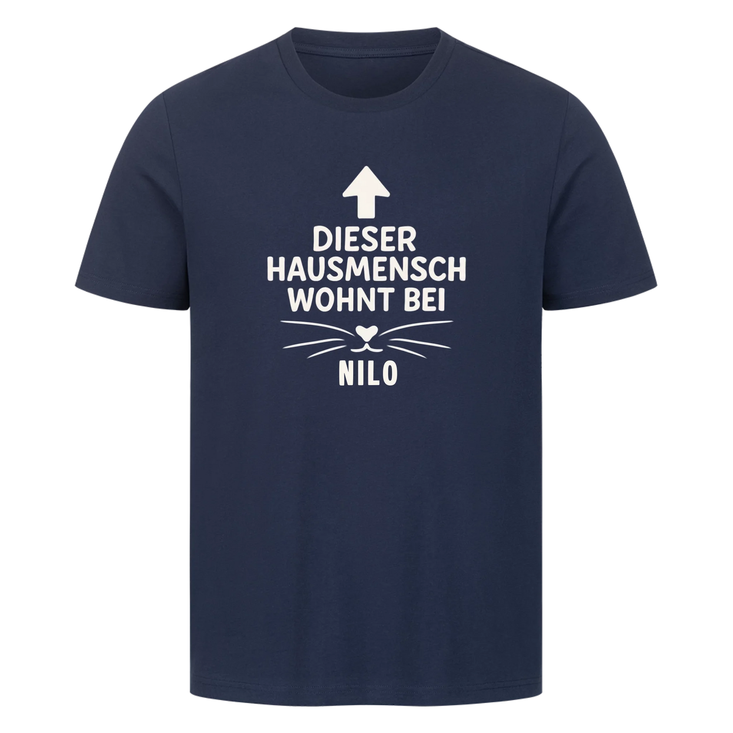 Dieser Hausmensch wohnt bei seiner Katze-Personalisiert mit Name-Premium Shirt