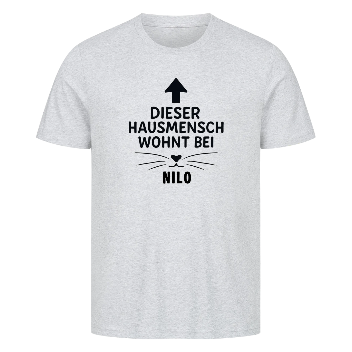 Dieser Hausmensch wohnt bei seiner Katze-Personalisiert mit Name-Premium Shirt