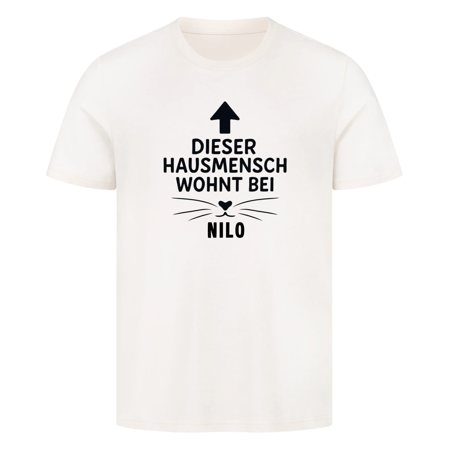 Dieser Hausmensch wohnt bei seiner Katze-Personalisiert mit Name-Premium Shirt