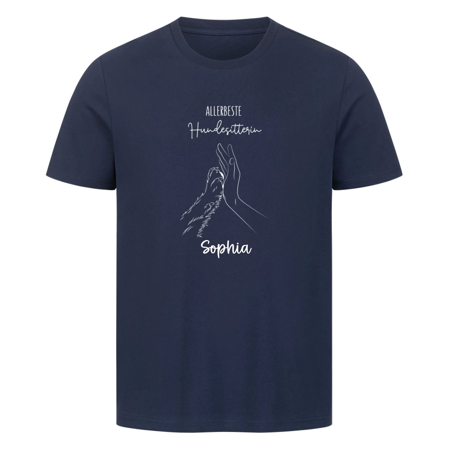 Personalisiertes Hundesitterin Shirt mit Name-Premium T-Shirt