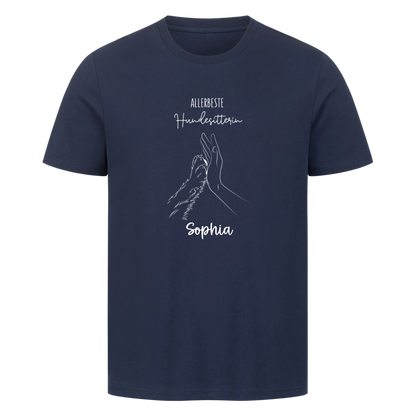 Personalisiertes Hundesitterin Shirt mit Name-Premium T-Shirt