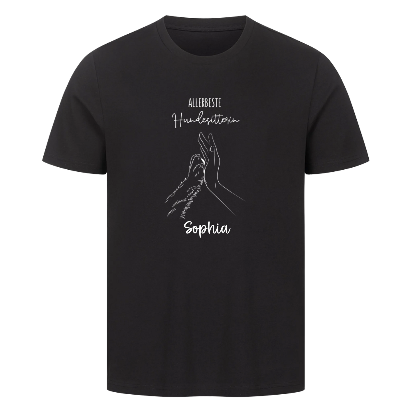 Personalisiertes Hundesitterin Shirt mit Name-Premium T-Shirt