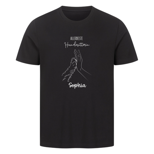 Personalisiertes Hundesitterin Shirt mit Name-Premium T-Shirt