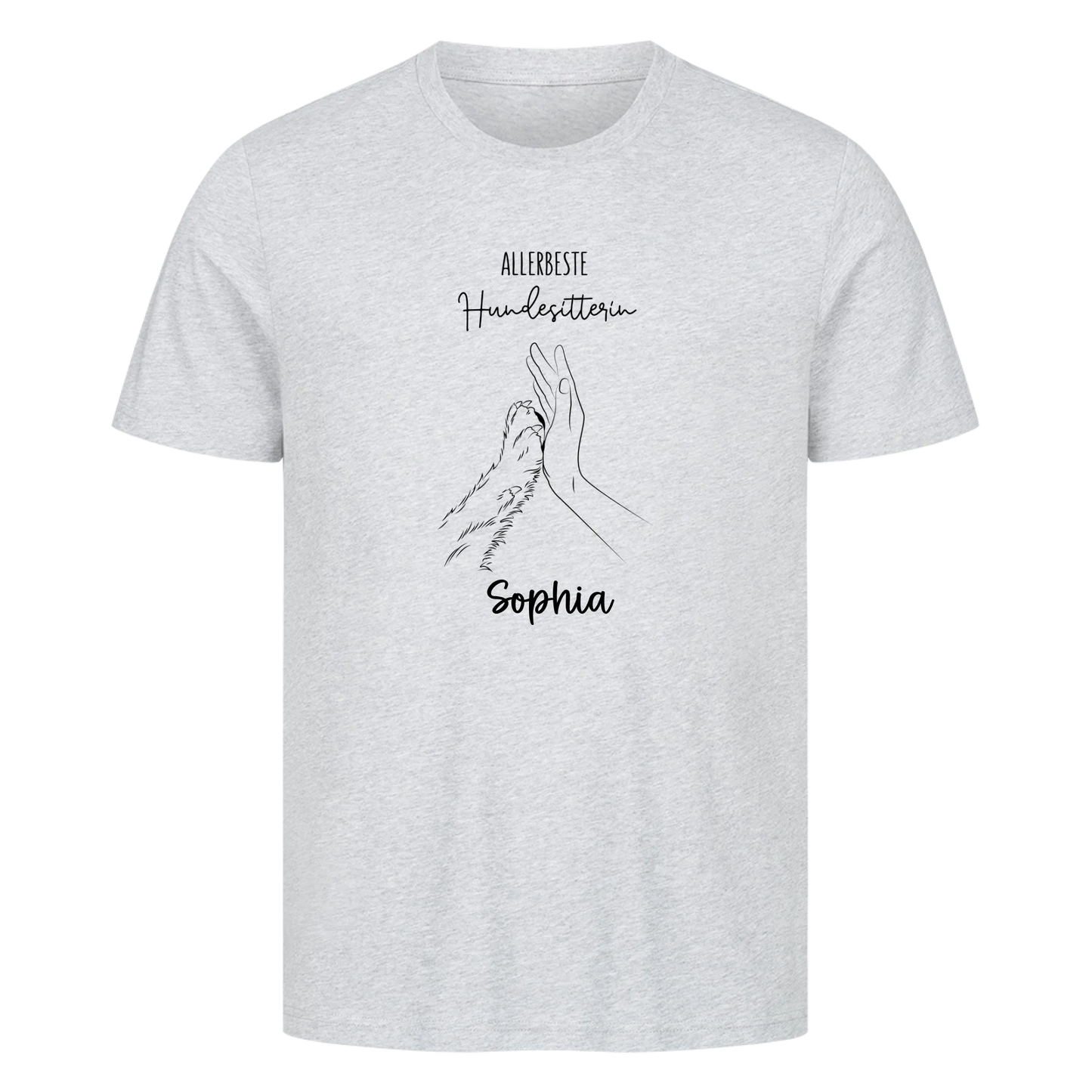 Personalisiertes Hundesitterin Shirt mit Name-Premium T-Shirt