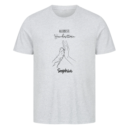 Personalisiertes Hundesitterin Shirt mit Name-Premium T-Shirt