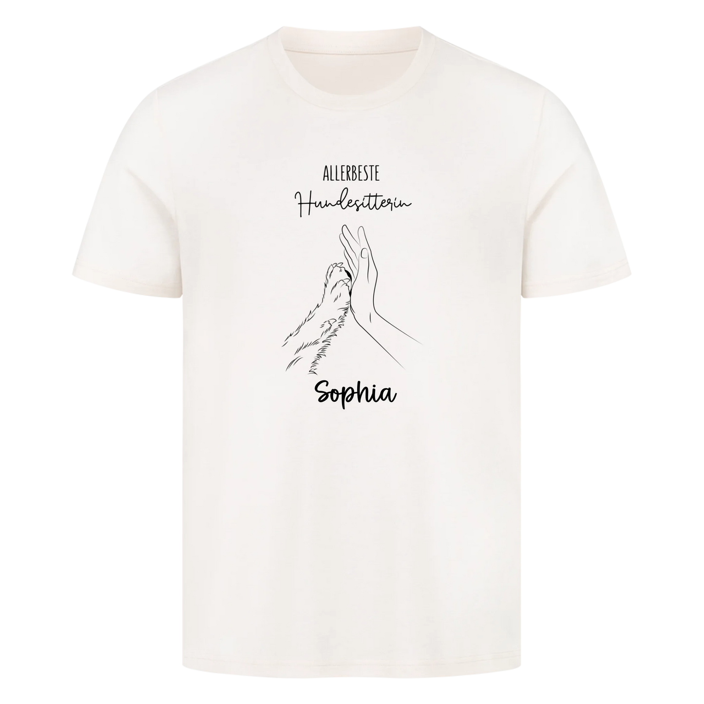 Personalisiertes Hundesitterin Shirt mit Name-Premium T-Shirt