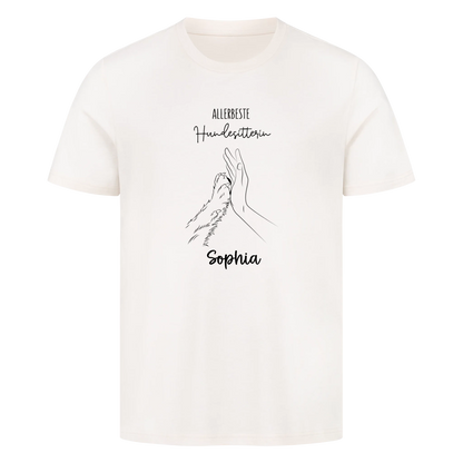 Personalisiertes Hundesitterin Shirt mit Name-Premium T-Shirt