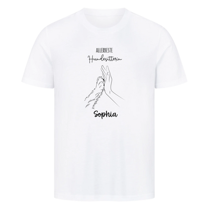 Personalisiertes Hundesitterin Shirt mit Name-Premium T-Shirt
