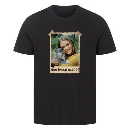 Polaroid Bild mit personalisiertes Foto und Jahr - Premium T-Shirt