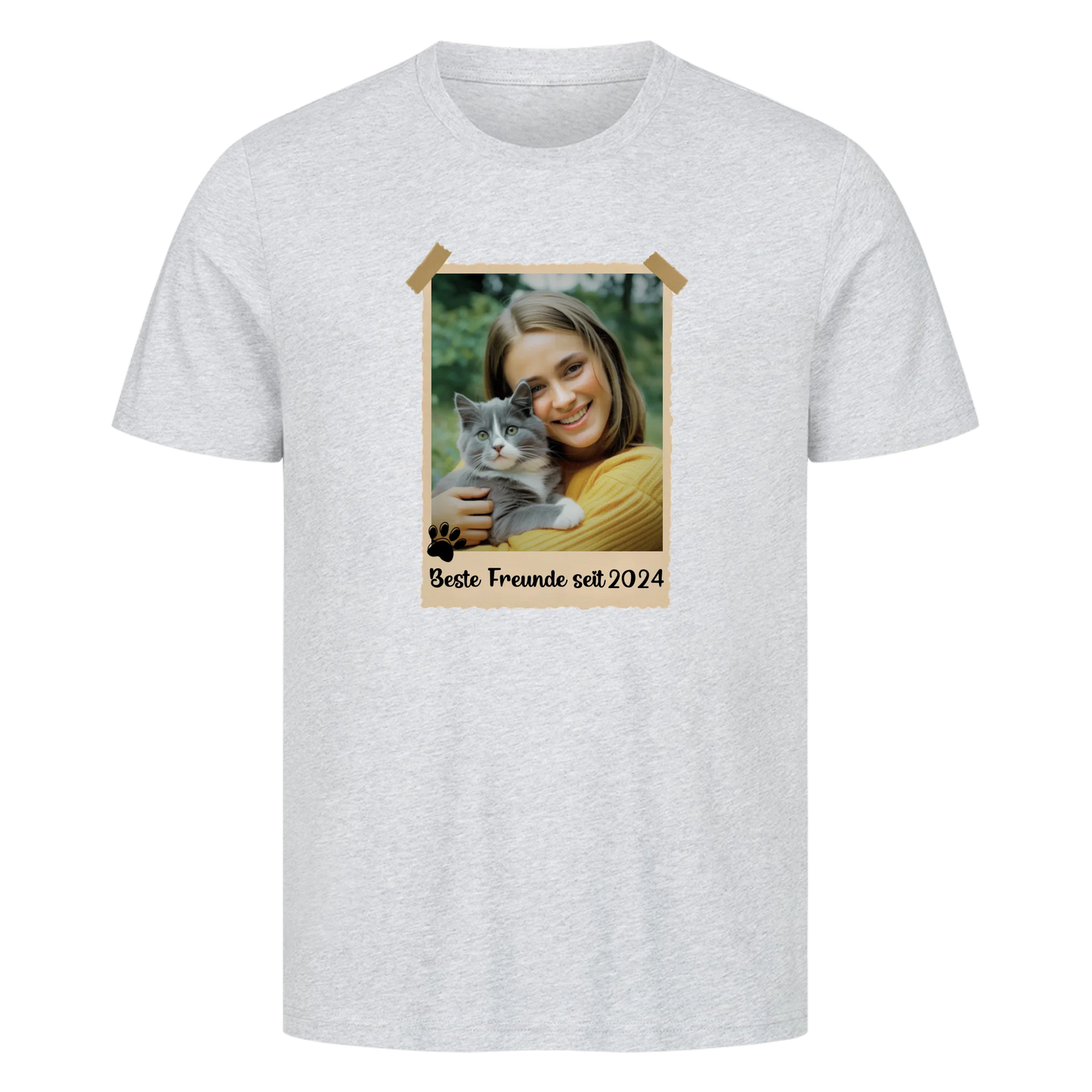 Polaroid Bild mit personalisiertes Foto und Jahr - Premium T-Shirt