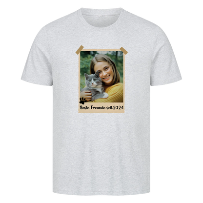 Polaroid Bild mit personalisiertes Foto und Jahr - Premium T-Shirt