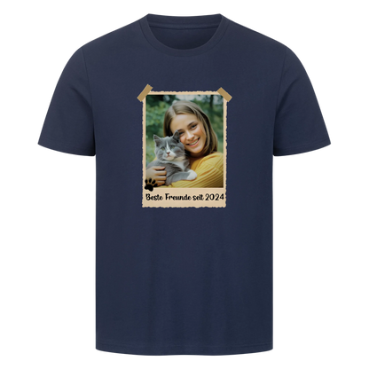 Polaroid Bild mit personalisiertes Foto und Jahr - Premium T-Shirt