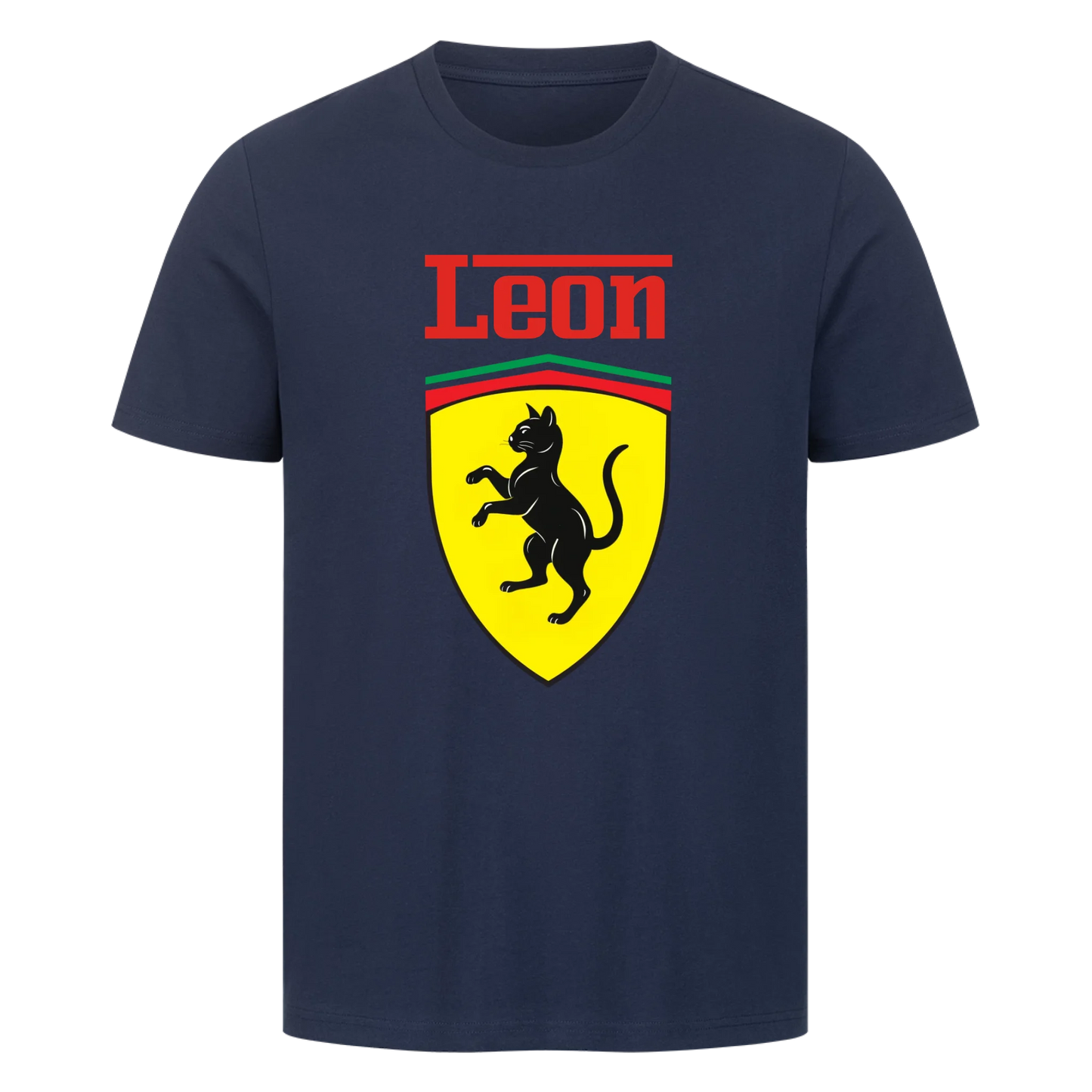 Personalisiertes Logo mit Katze - Premium Unisex T-Shirt