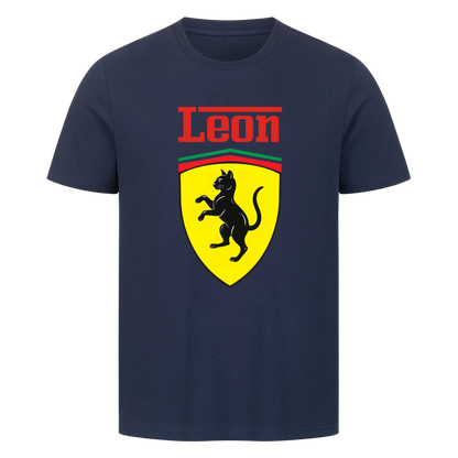 Personalisiertes Logo mit Katze - Premium Unisex T-Shirt