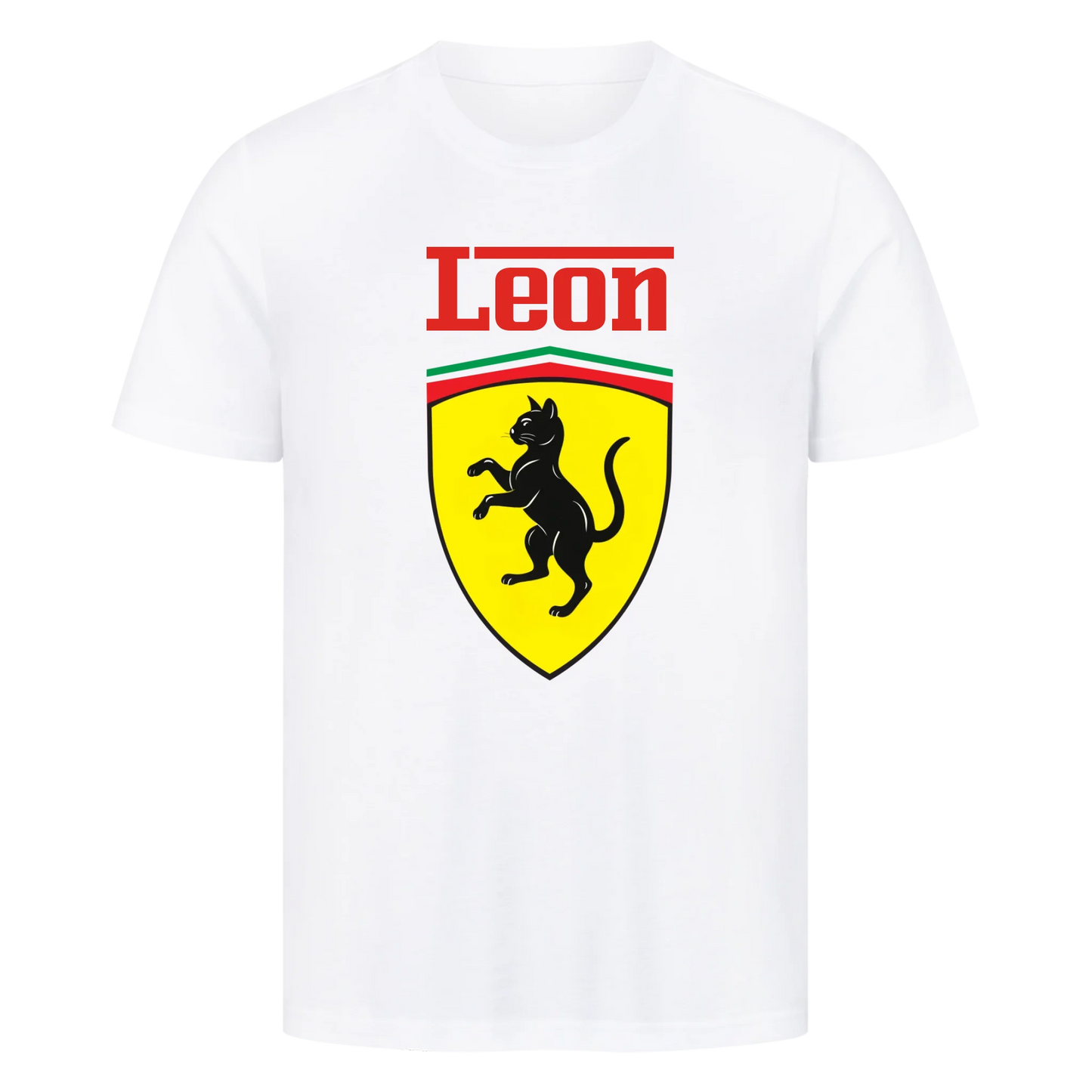 Personalisiertes Logo mit Katze - Premium Unisex T-Shirt