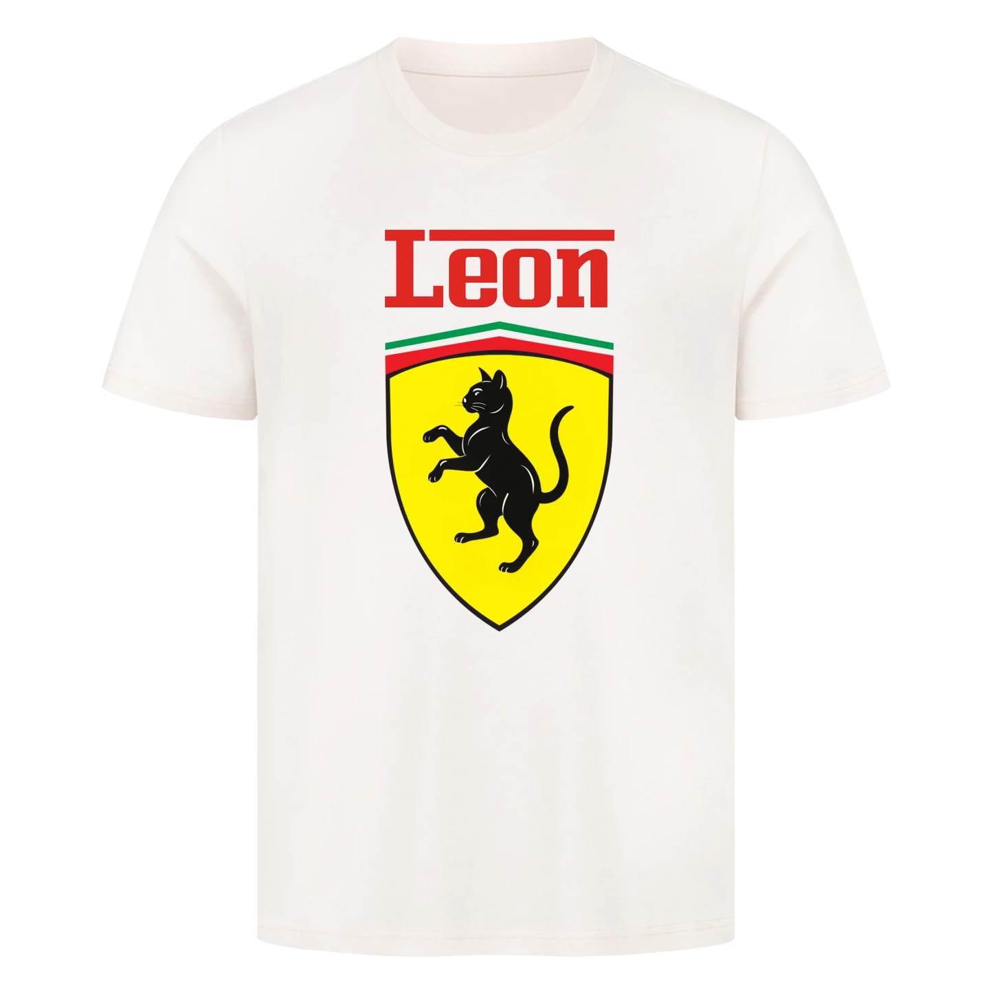 Personalisiertes Logo mit Katze - Premium Unisex T-Shirt