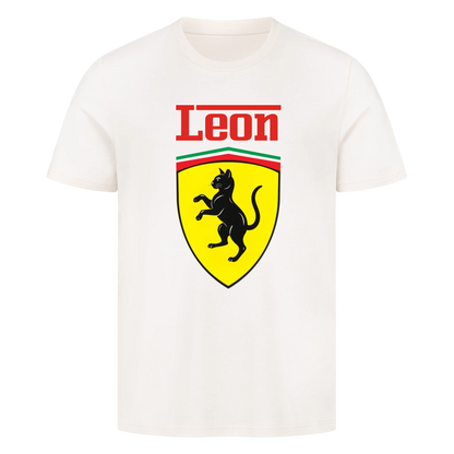 Personalisiertes Logo mit Katze - Premium Unisex T-Shirt