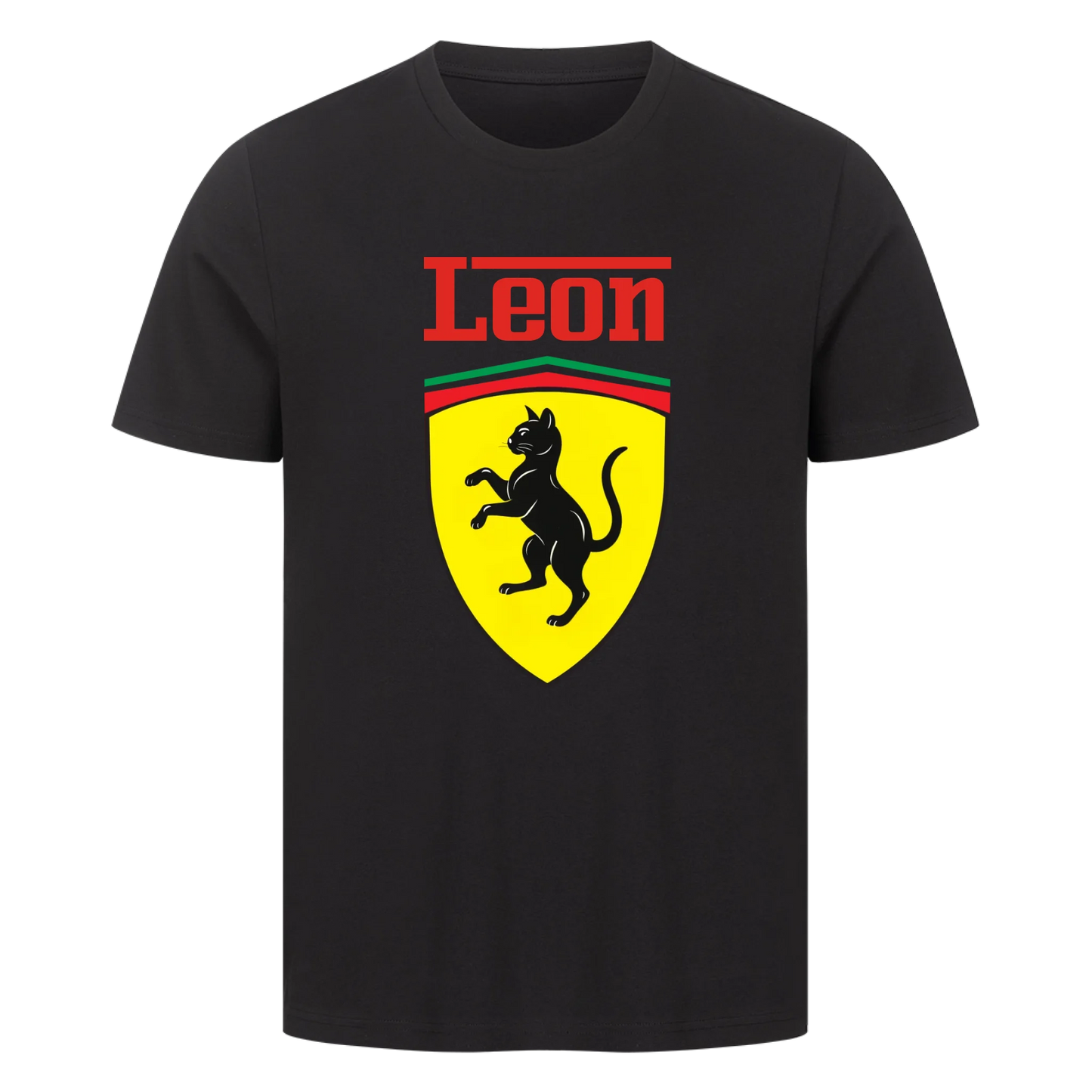 Personalisiertes Logo mit Katze - Premium Unisex T-Shirt