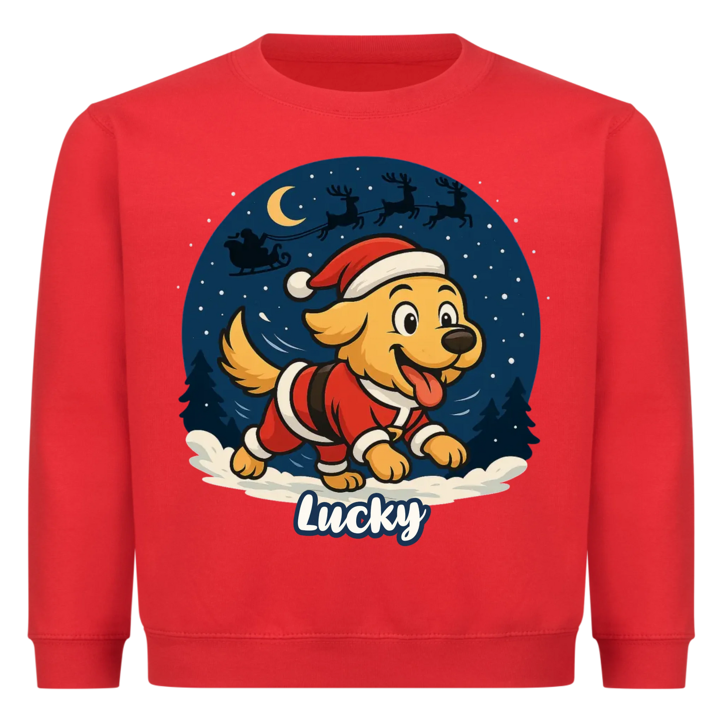 Personalisierter Weihnachtshund