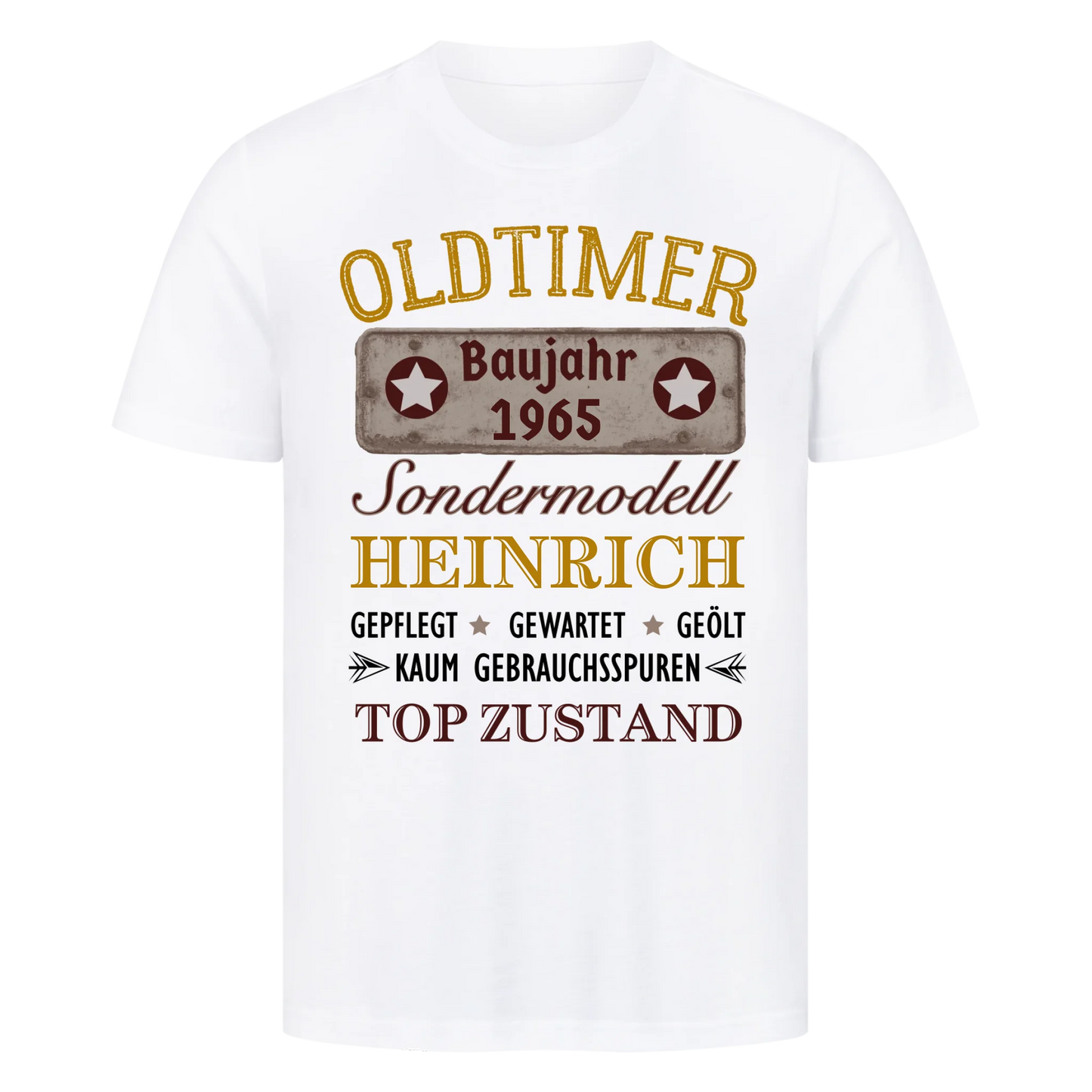 Oldtimer Sondermodell (Personalisierbar), Lustiges Geschenk für Rentner