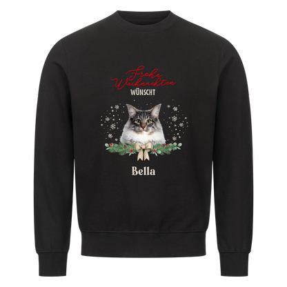 Personalisierter Pullover Frohe Weihnachten