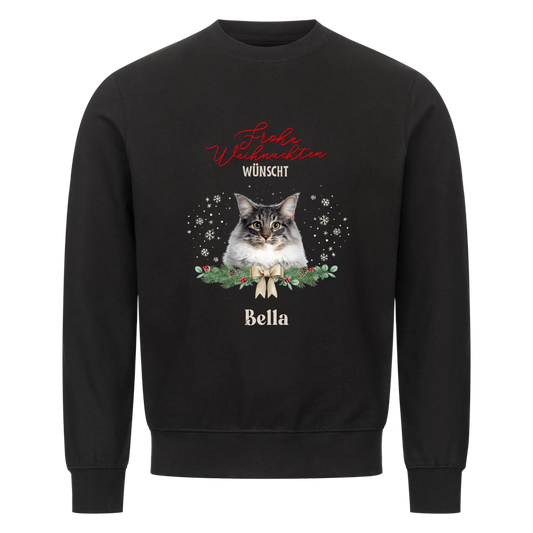Personalisierter Pullover Frohe Weihnachten