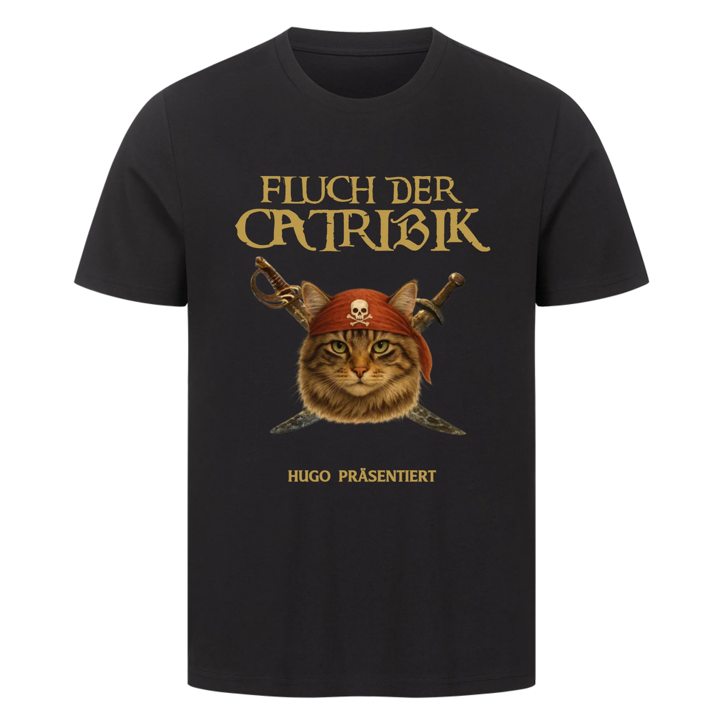 Fluch der Catribik-Basic Unisex T-Shirt (Personalisiert)