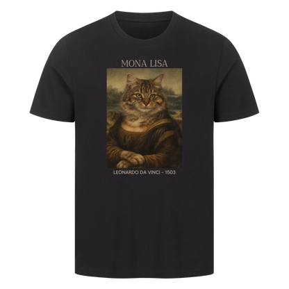 Mona Lisa Katze Personalisiertes T-Shirt