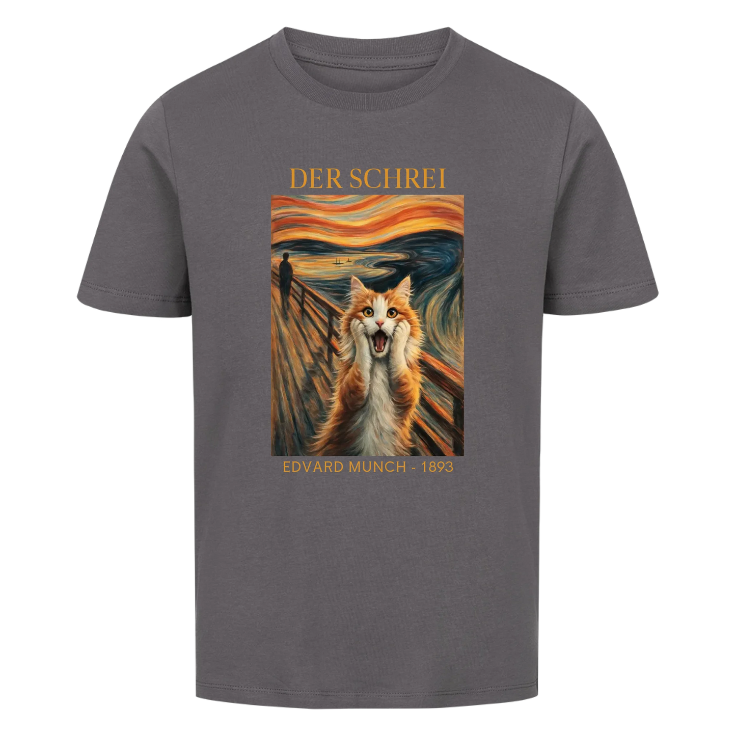 Der Schrei Organic Shirt Kids Personalisiert