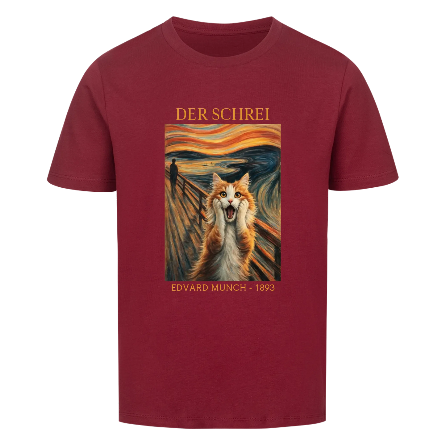 Der Schrei Organic Shirt Kids Personalisiert