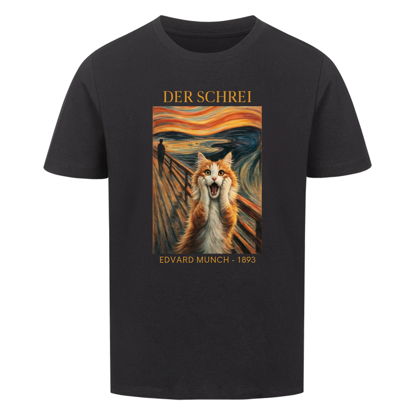 Der Schrei Organic Shirt Kids Personalisiert
