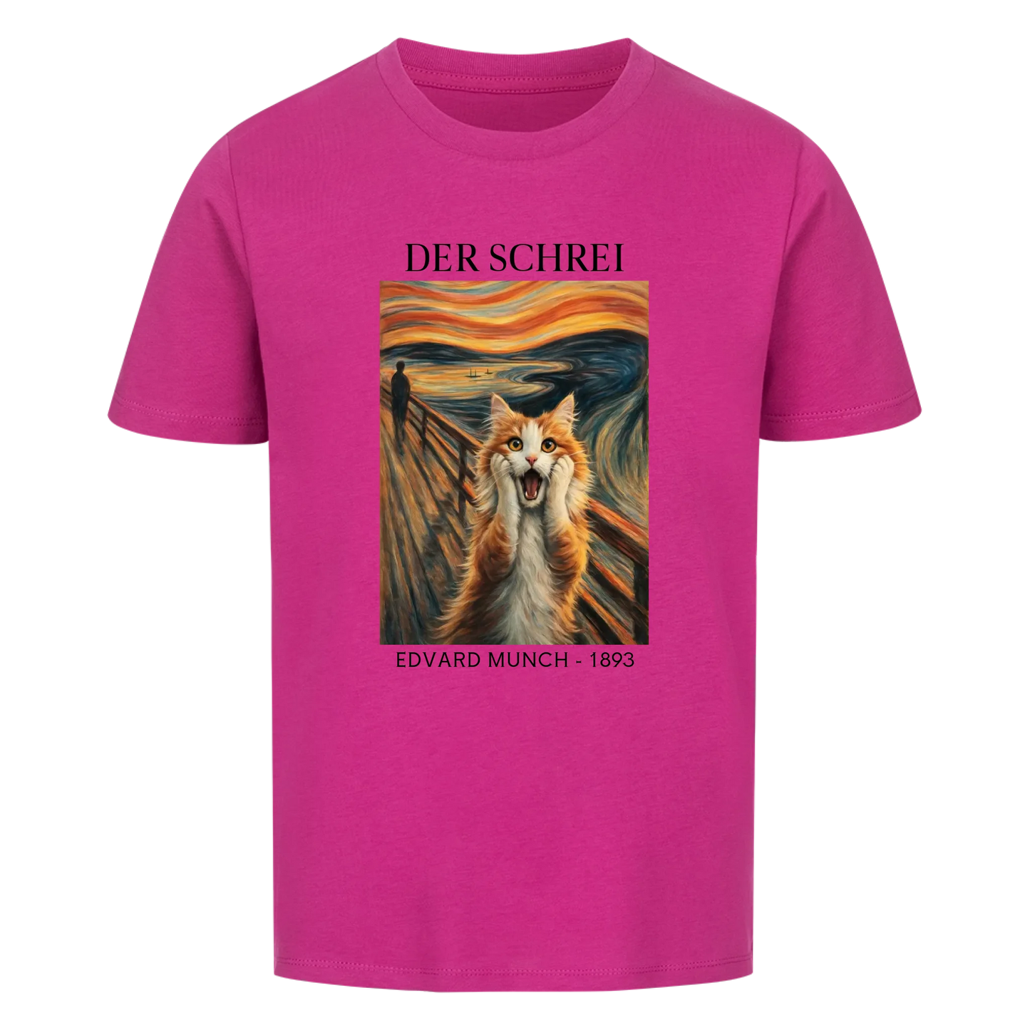 Der Schrei Organic Shirt Kids Personalisiert