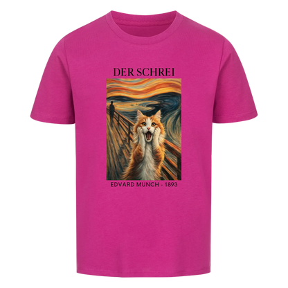 Der Schrei Organic Shirt Kids Personalisiert